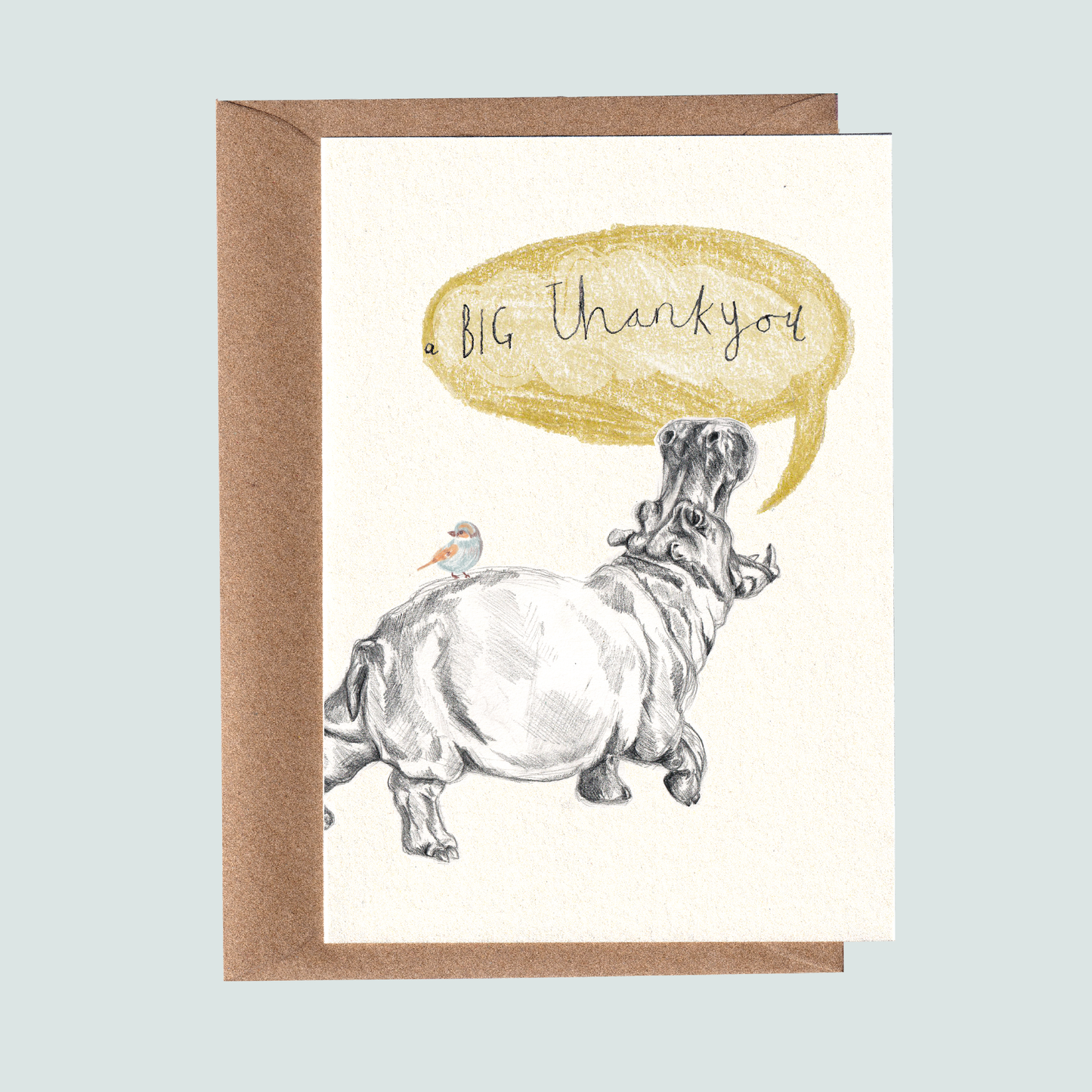 A big thank you teacher card