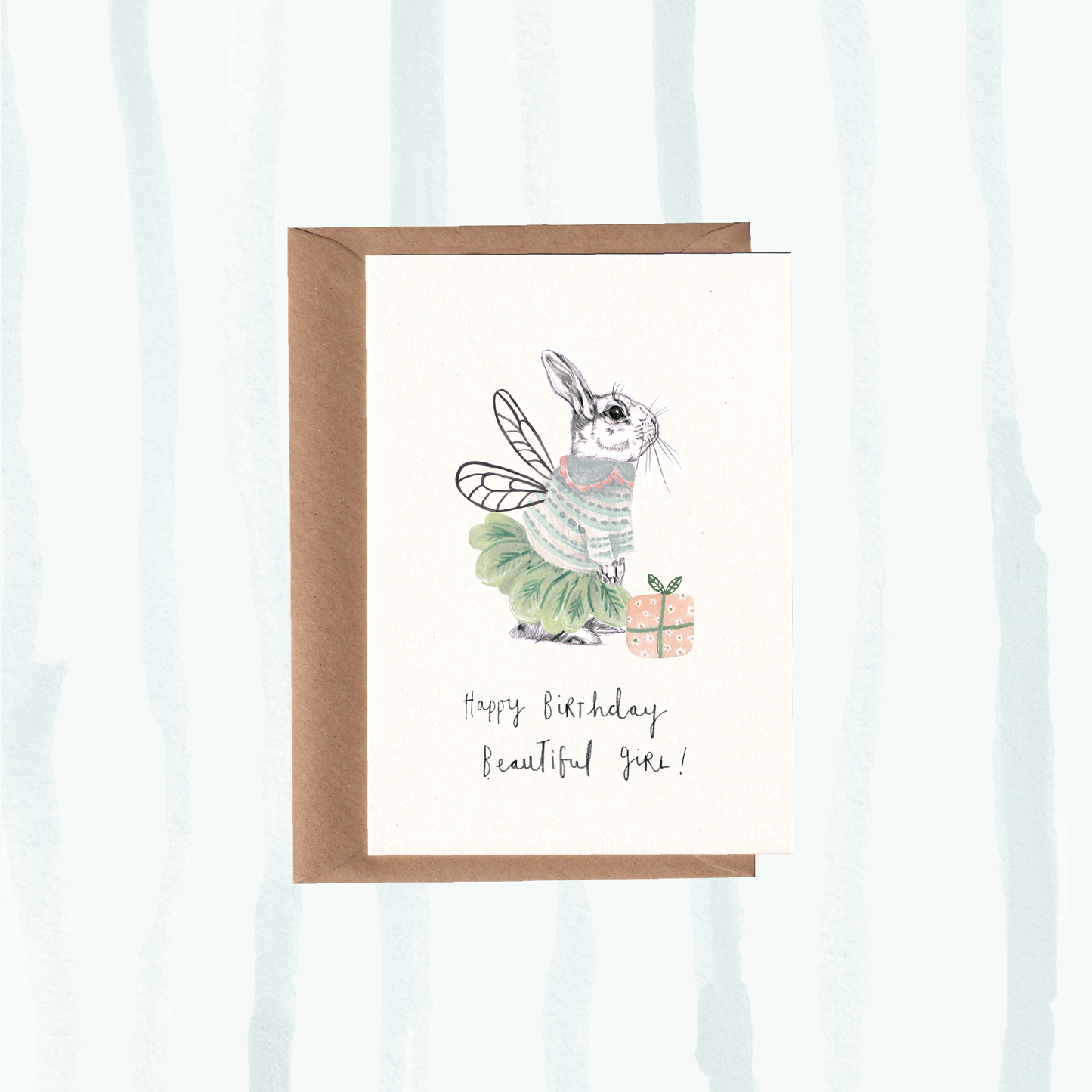 Happy Birthday Beautiful Girl Card