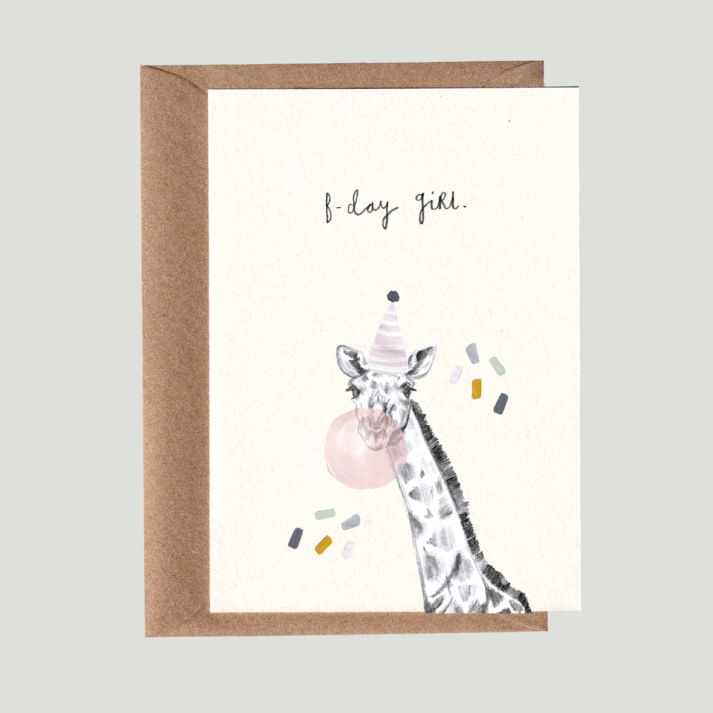 B-day Girl Card.