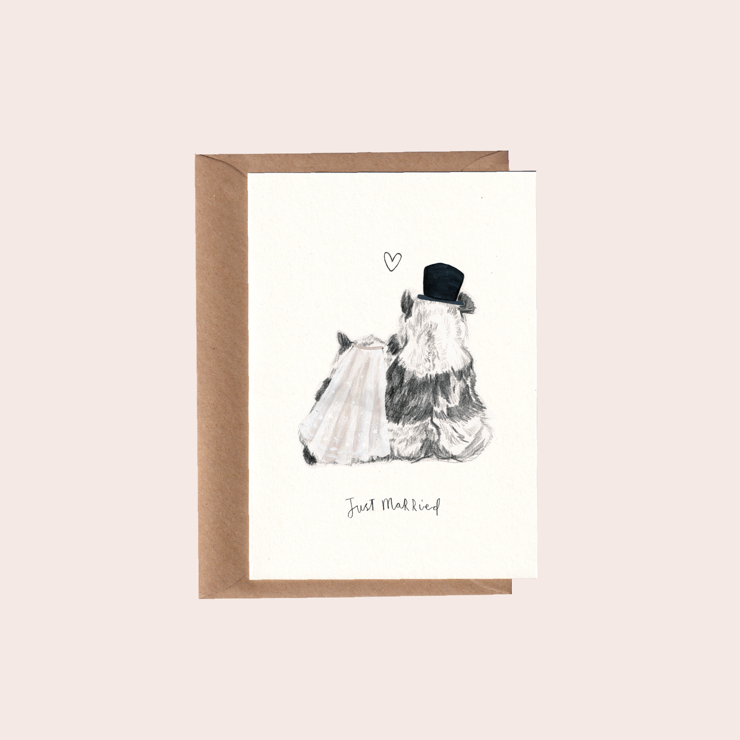 Just Married Card.