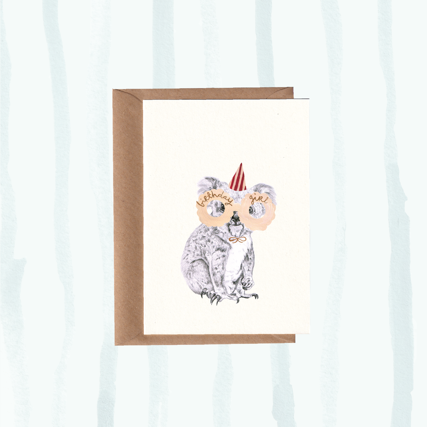 Koala Birthday Girl Card.