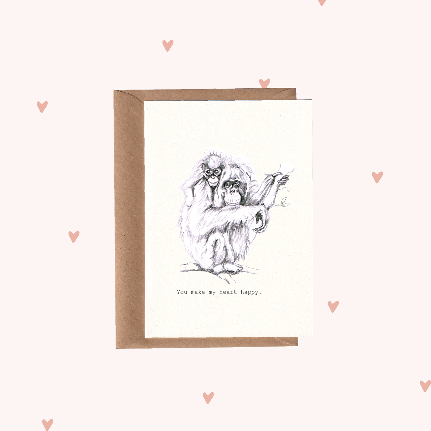 Valentines | Orangutans. You make my heart happy.