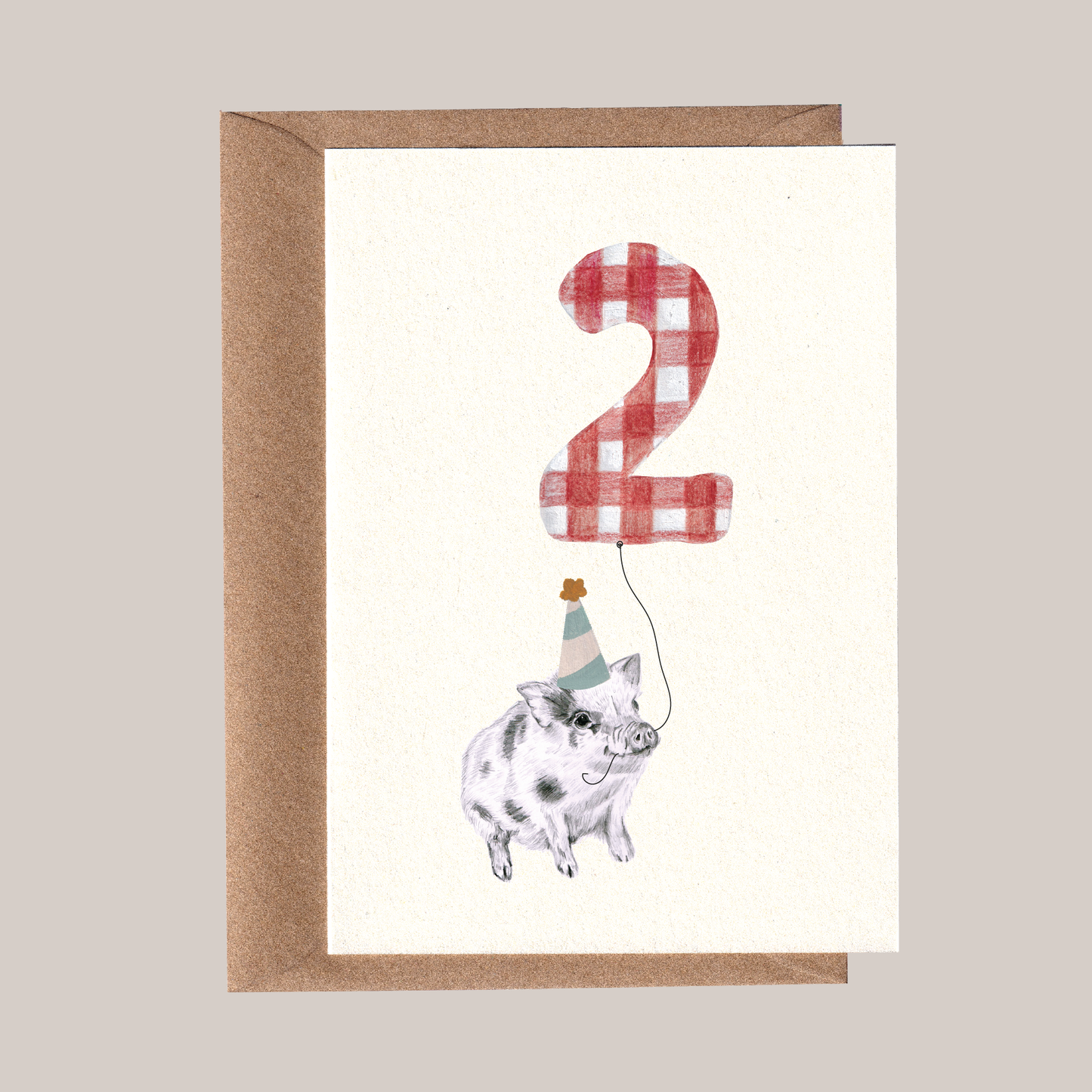 Farm Yard | No2 Piglet Birthday Card