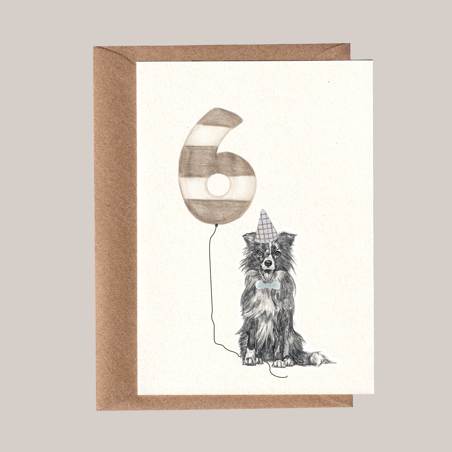 Farm Yard | No6 Sheep Dog Birthday Card