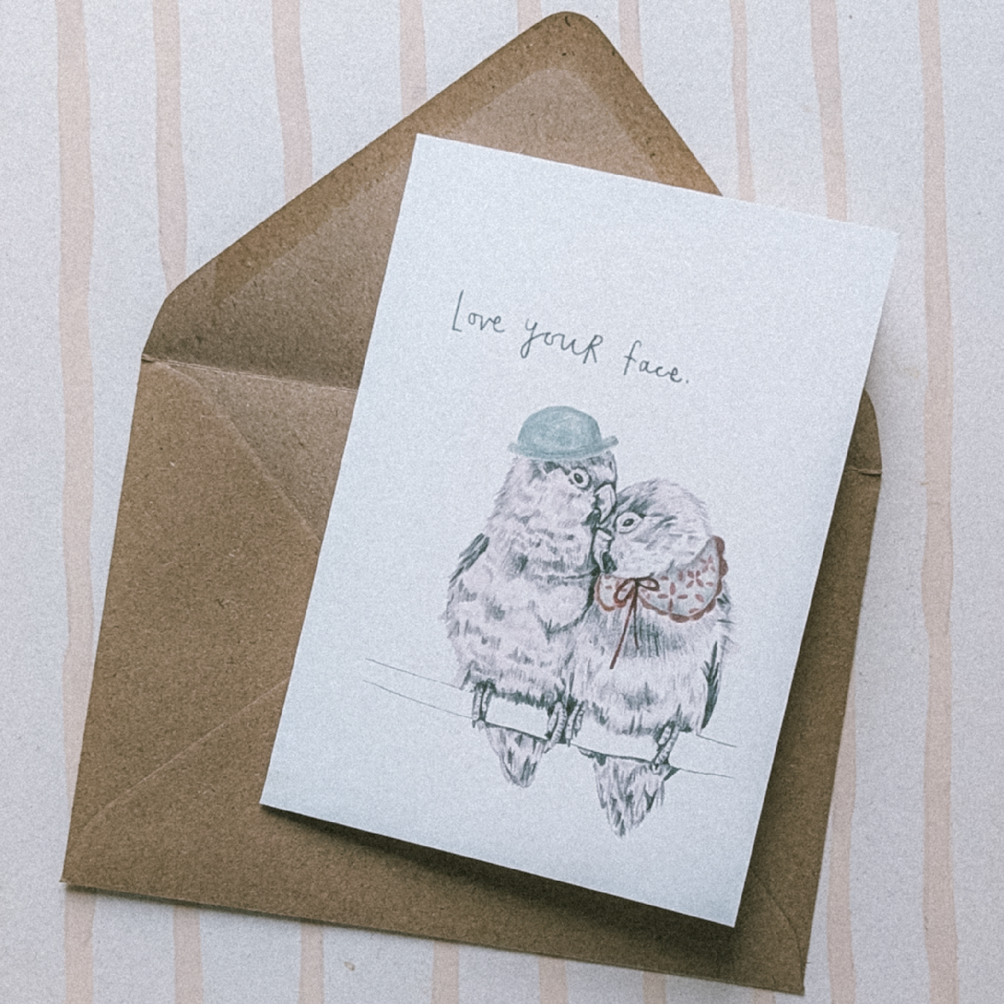 Love Birds Valentine's Day Card