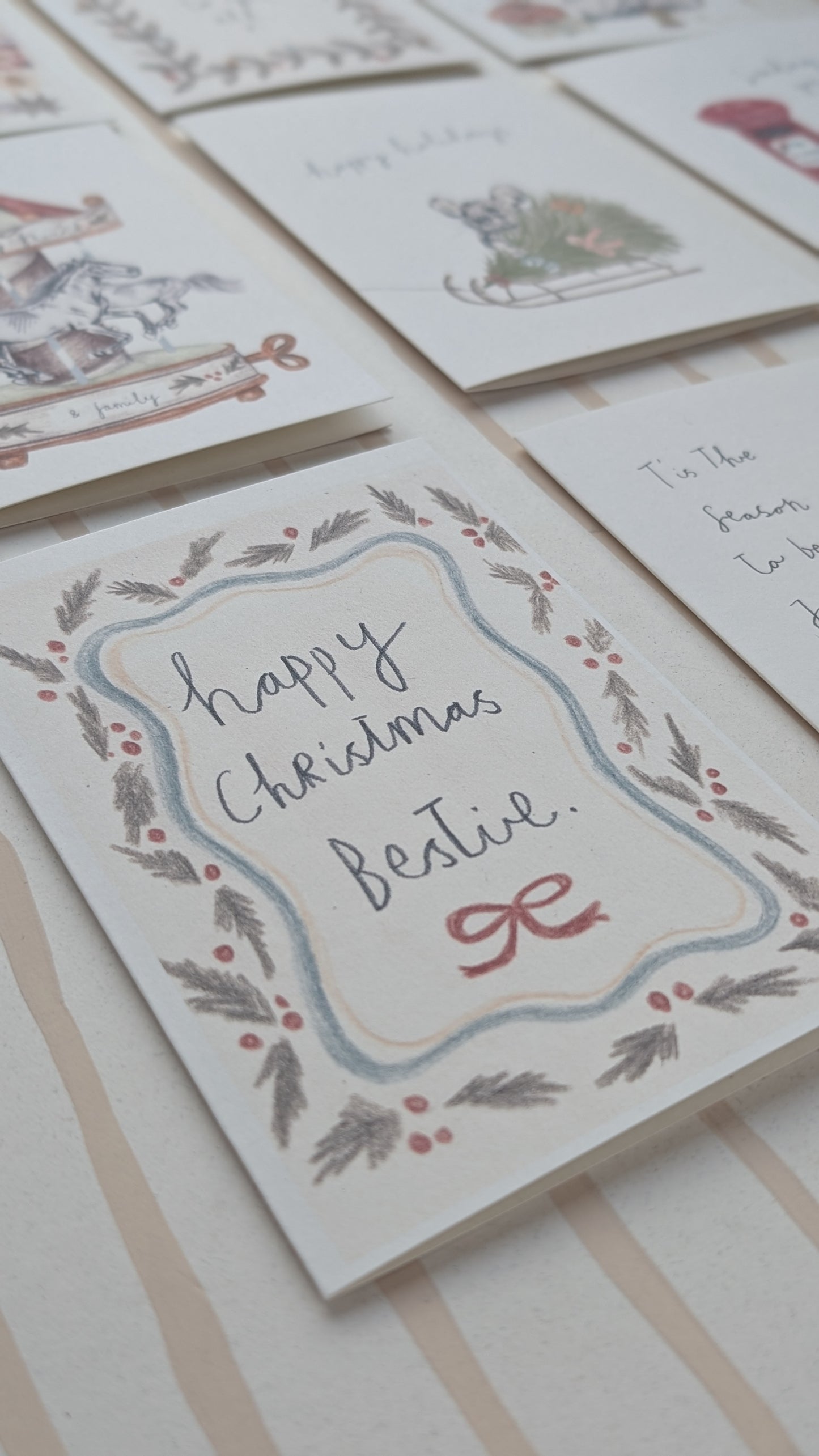 Christmas Bestie Card.