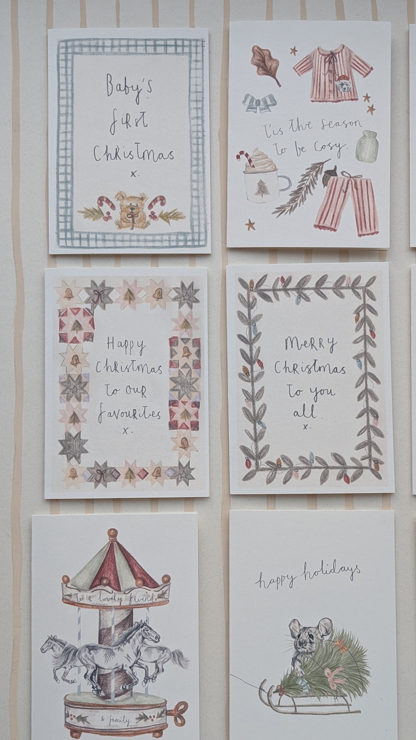 T'is the Season to be Cosy Chirstmas Card.