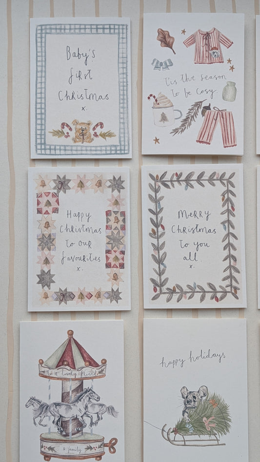 T'is the Season to be Cosy Chirstmas Card.