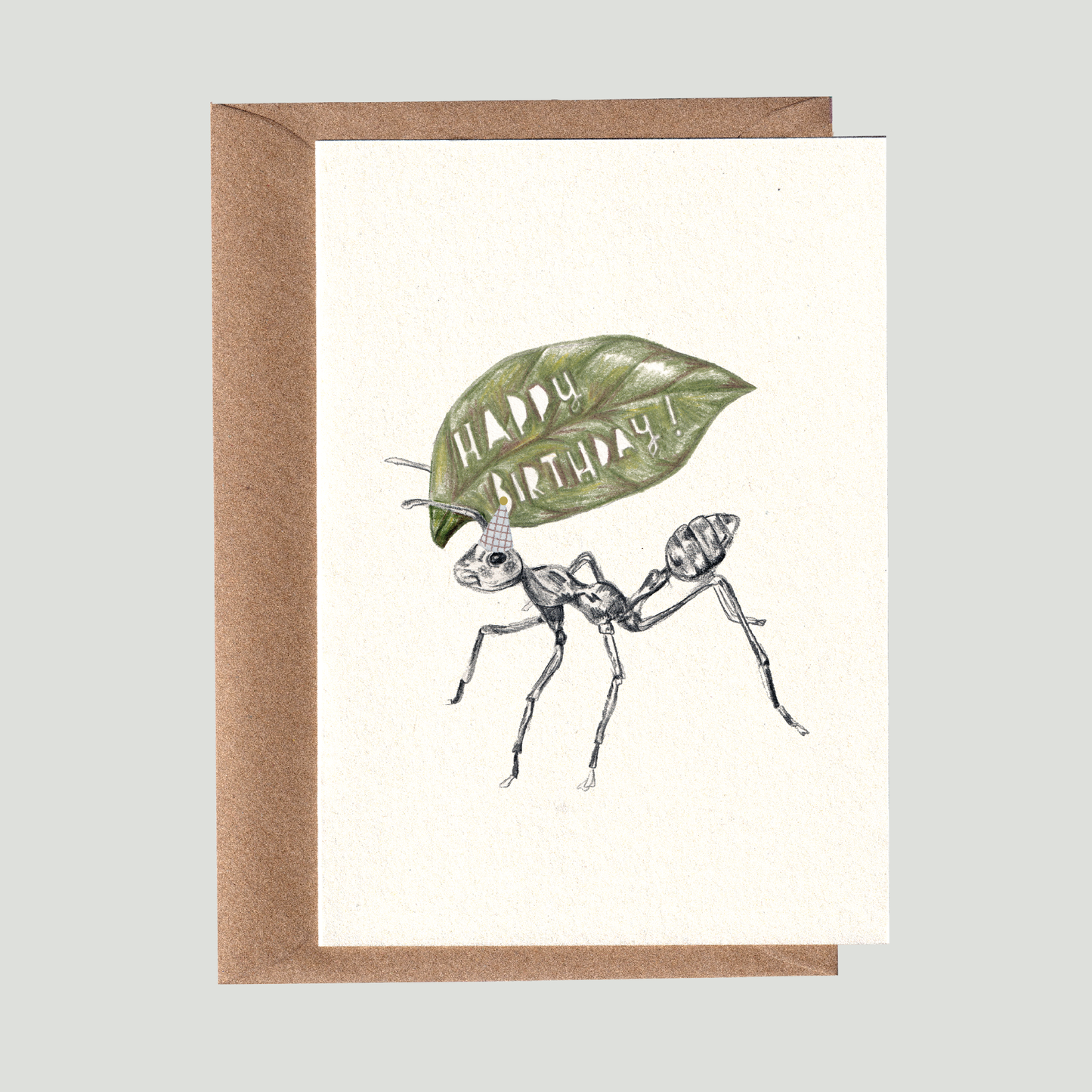 Ant Birthday Card.