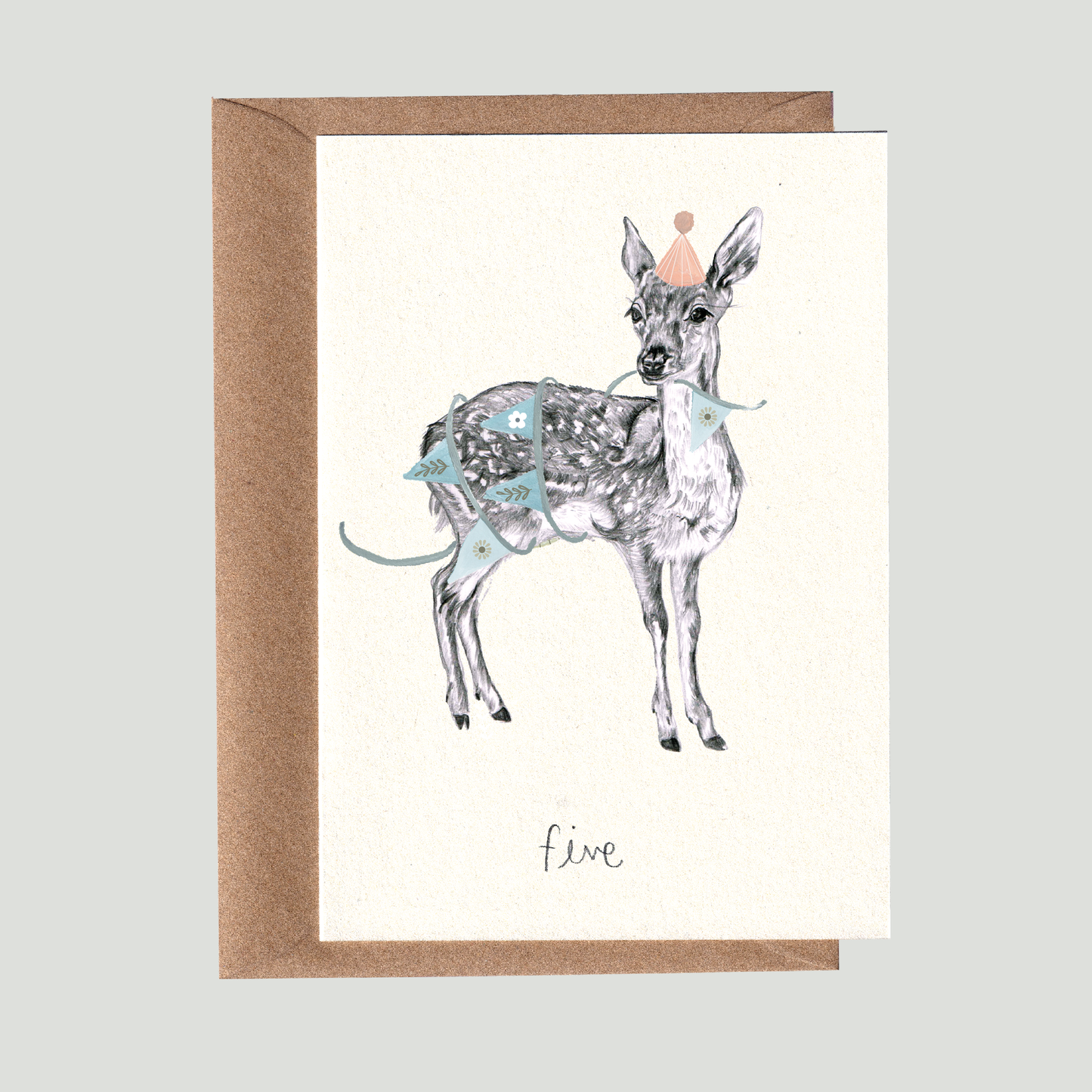 Woodland Precious Fawn No5 Card