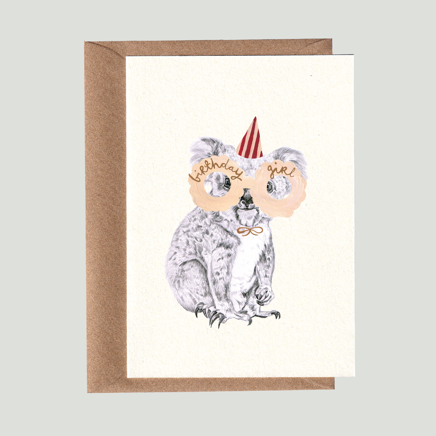 Koala Birthday Girl Card.