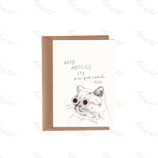Mother's Day | Favourite Child Cat Card