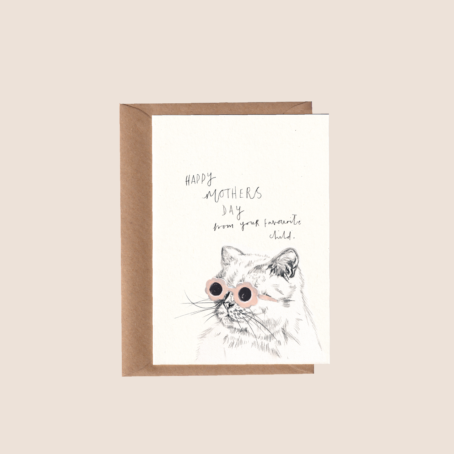 Mother's Day Card | Favourite Child Cat.