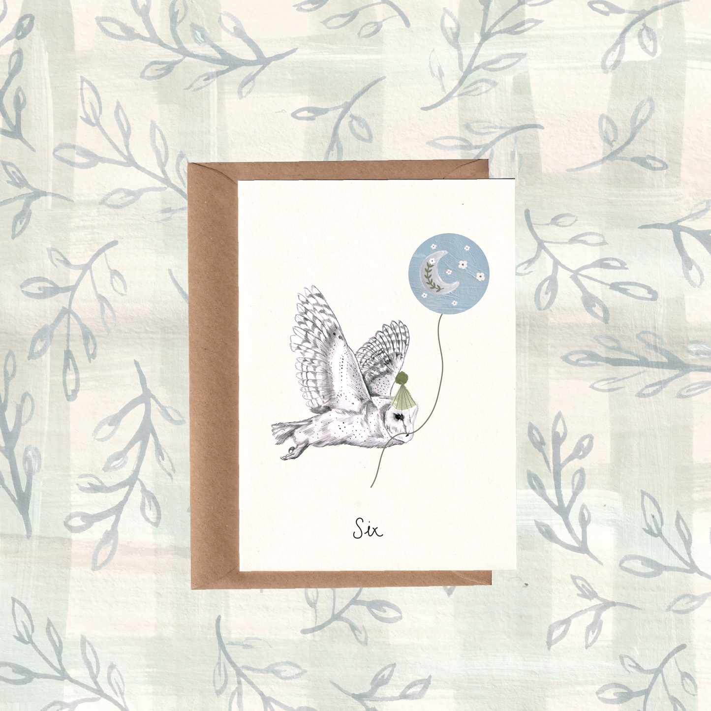 Woodland Owl No6 Card