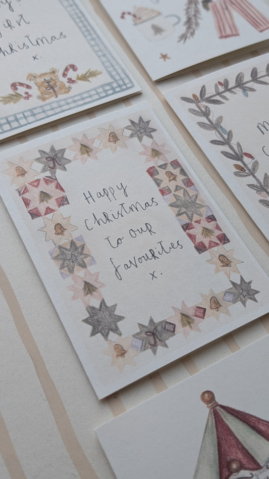 Christmas Favourites Card.