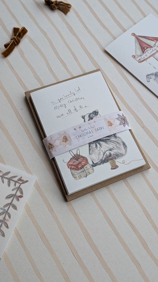 Animal Chirstmas Card Pack.
