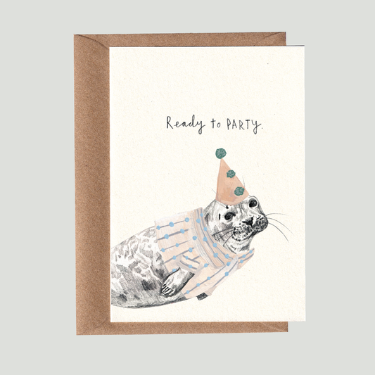 Seal Ready to Party Card