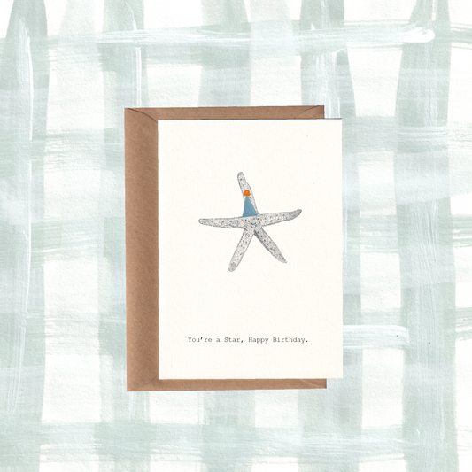 Star Birthday Card