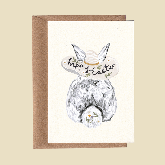 Easter | Bunny Bum Card.