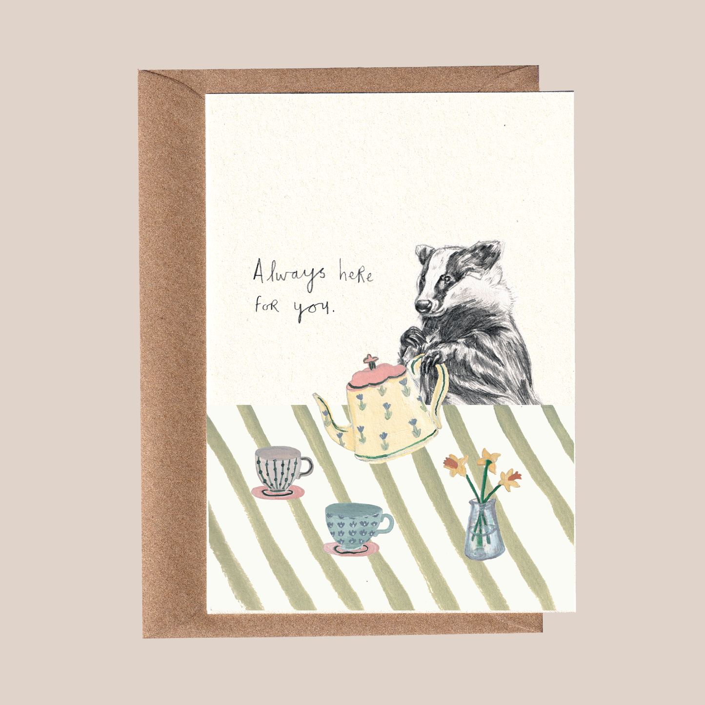 Always here for you card
