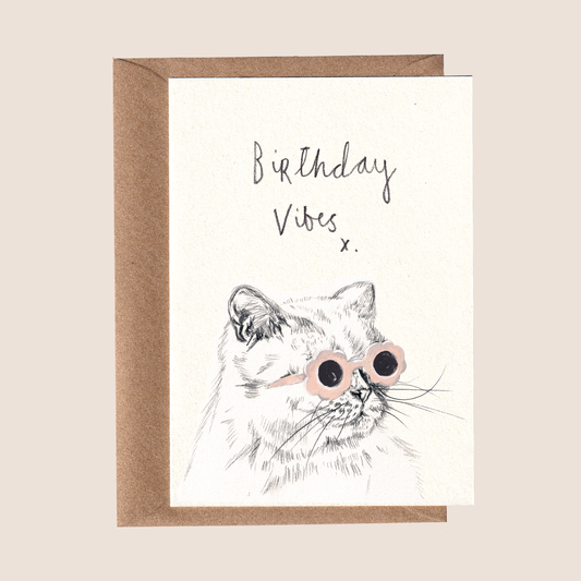 Birthday Vibes Card.