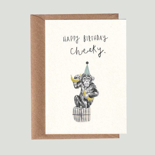 Cheeky Monkey Card.