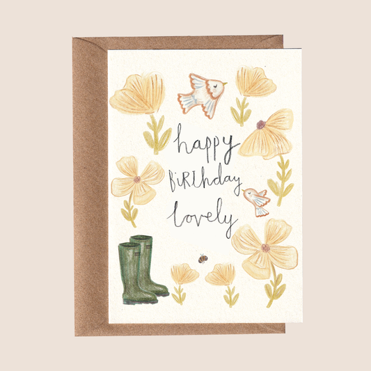 Happy Birthday Lovely Card.