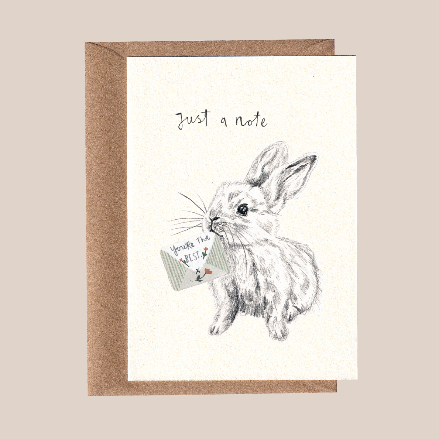 Just a Note - You're the best Card