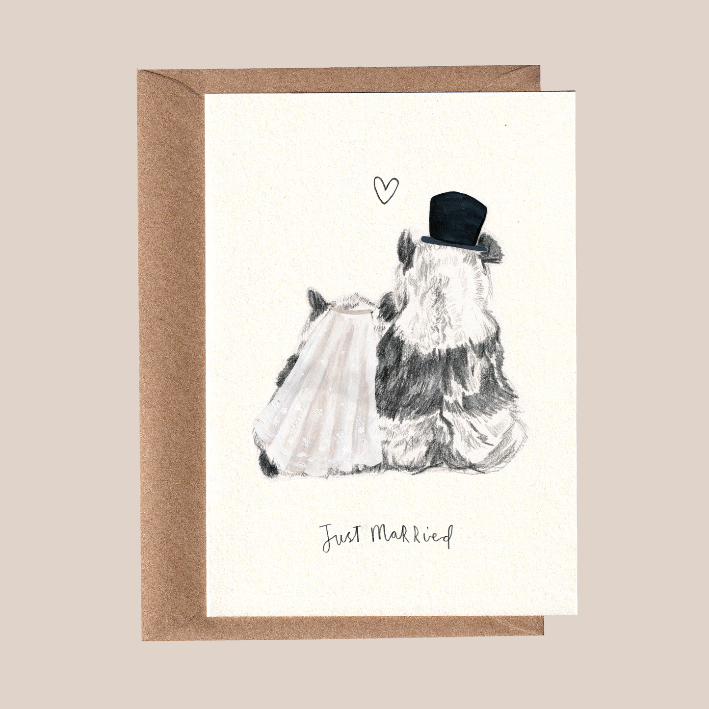 Just Married Card.