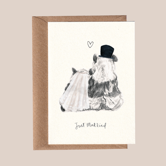 Just Married Card.