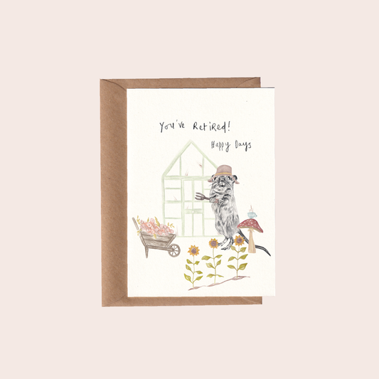 You've Retired Card - Happy Days.