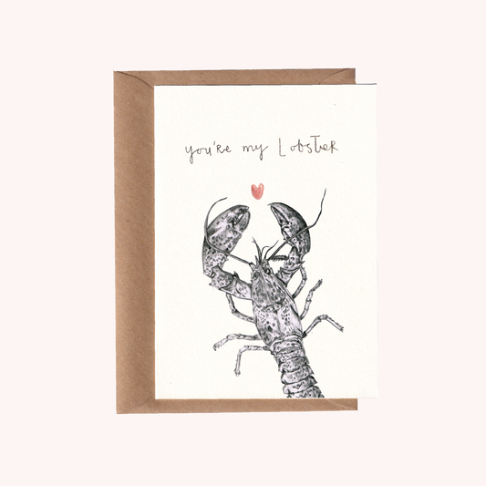 Lobster Valentine's Day Card