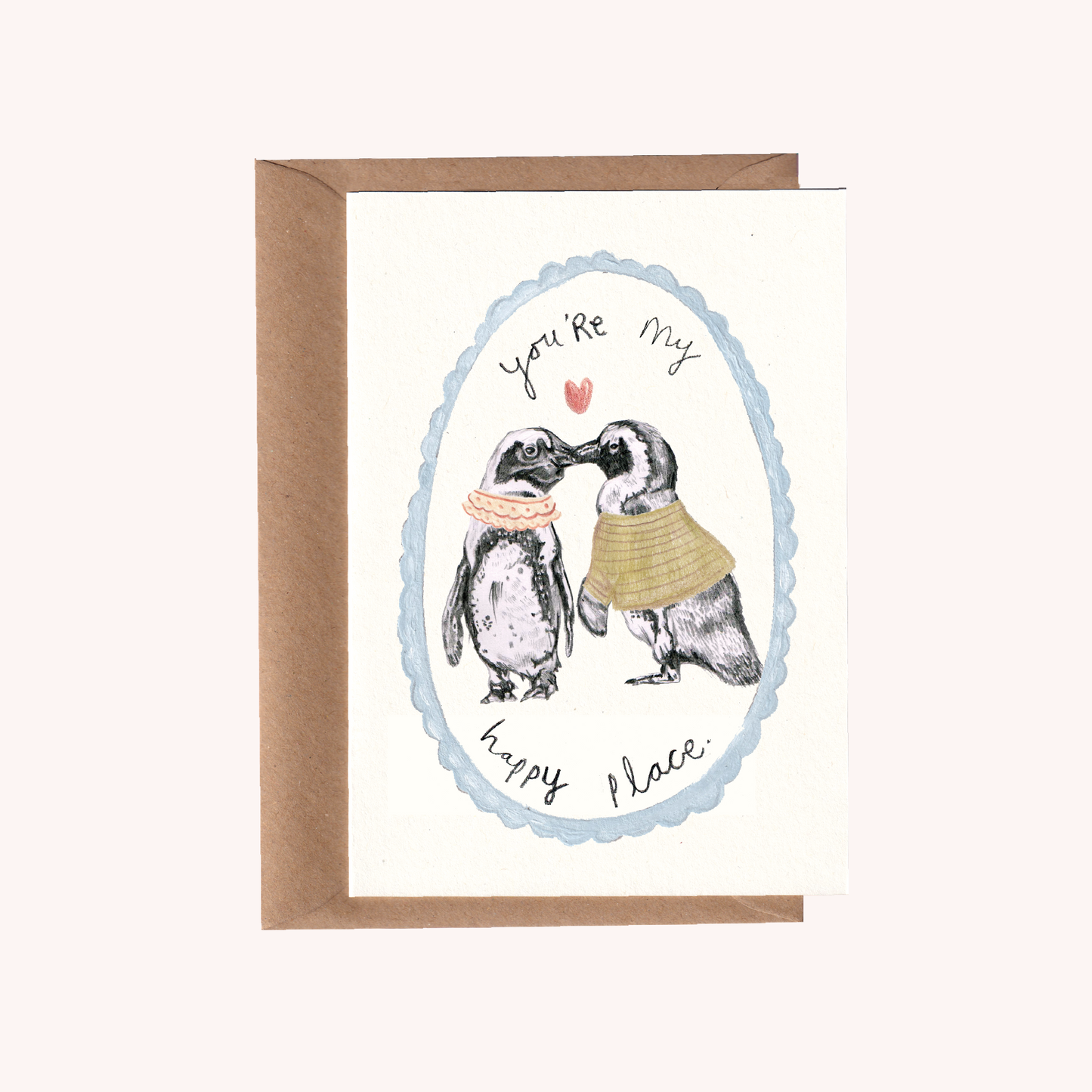 Penguins Valentine's Day Card