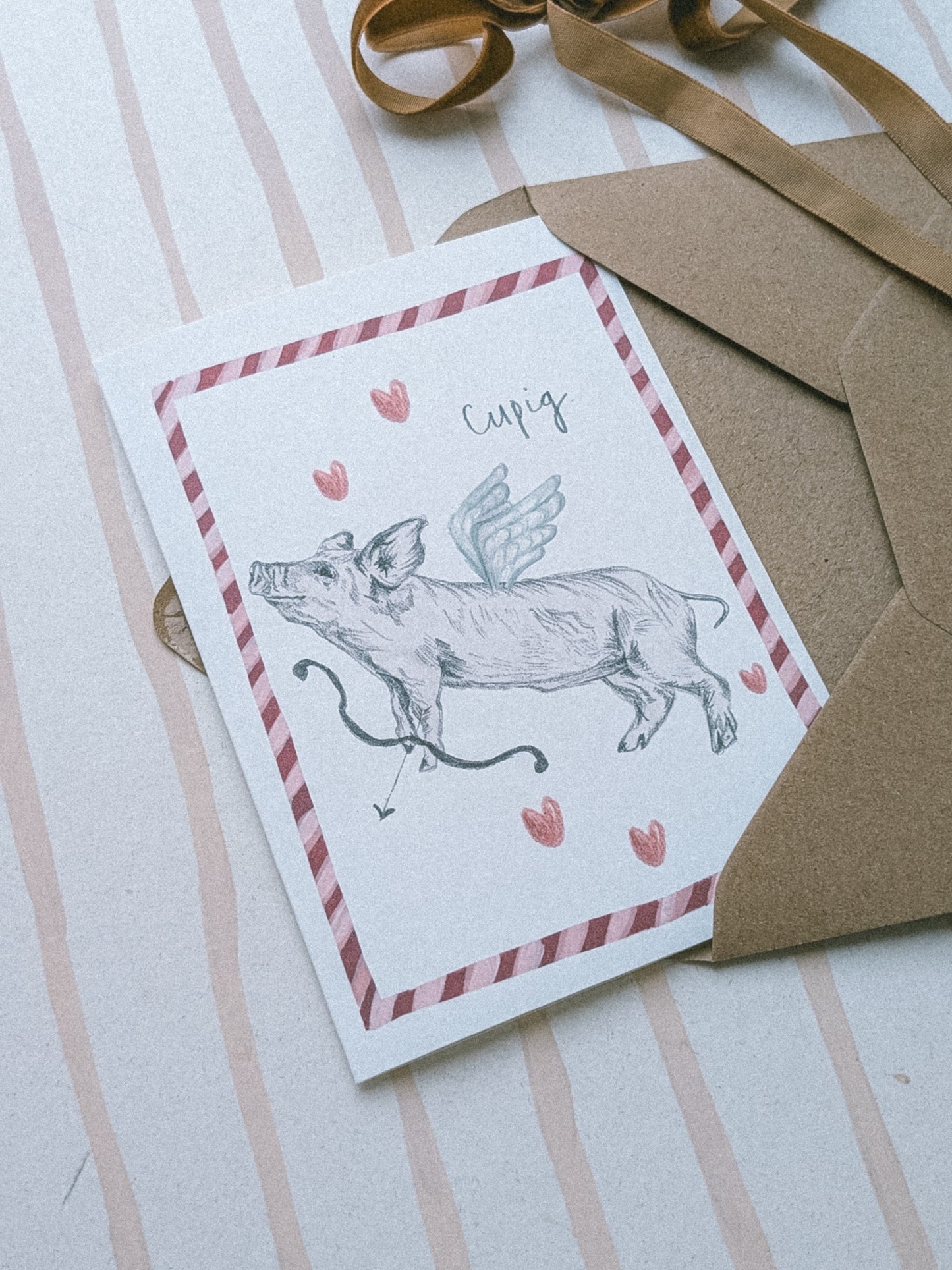 Cupig Valentine's Day Card