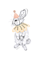 White Rabbit Print